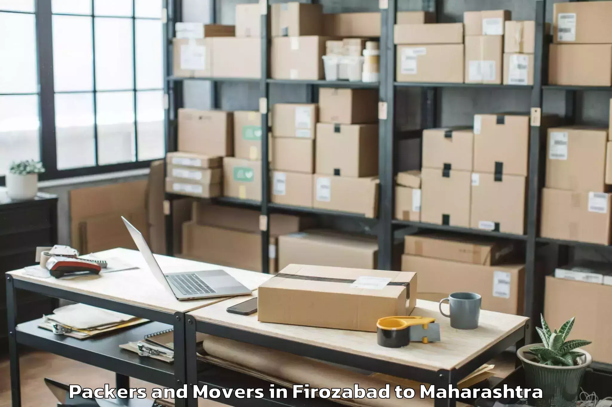 Trusted Firozabad to Bhayandar Packers And Movers